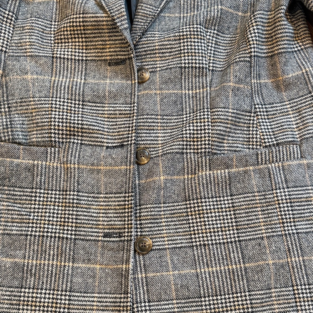 Centigrade Plaid Women's Blazer Coat Size 10 C11-011 - Picture 6 of 9
